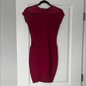 Guess by Marciano Vibrant Red Mini Dress